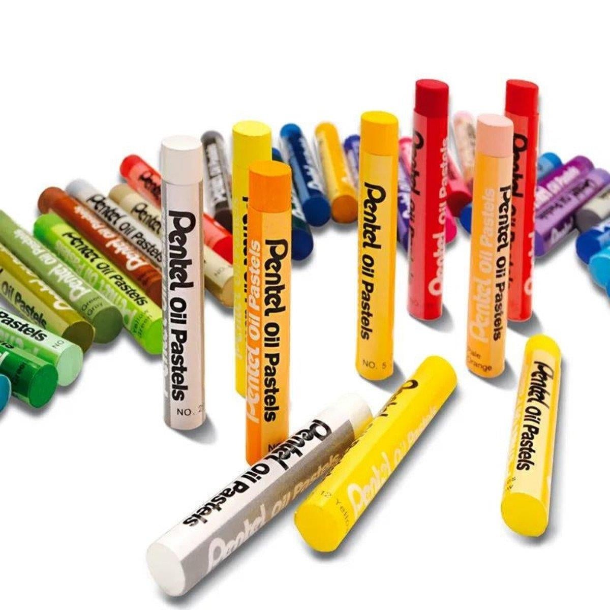 Pentel Arts Oil Pastels 25'li Yağlı Pastel Boya Kalemi Seti 