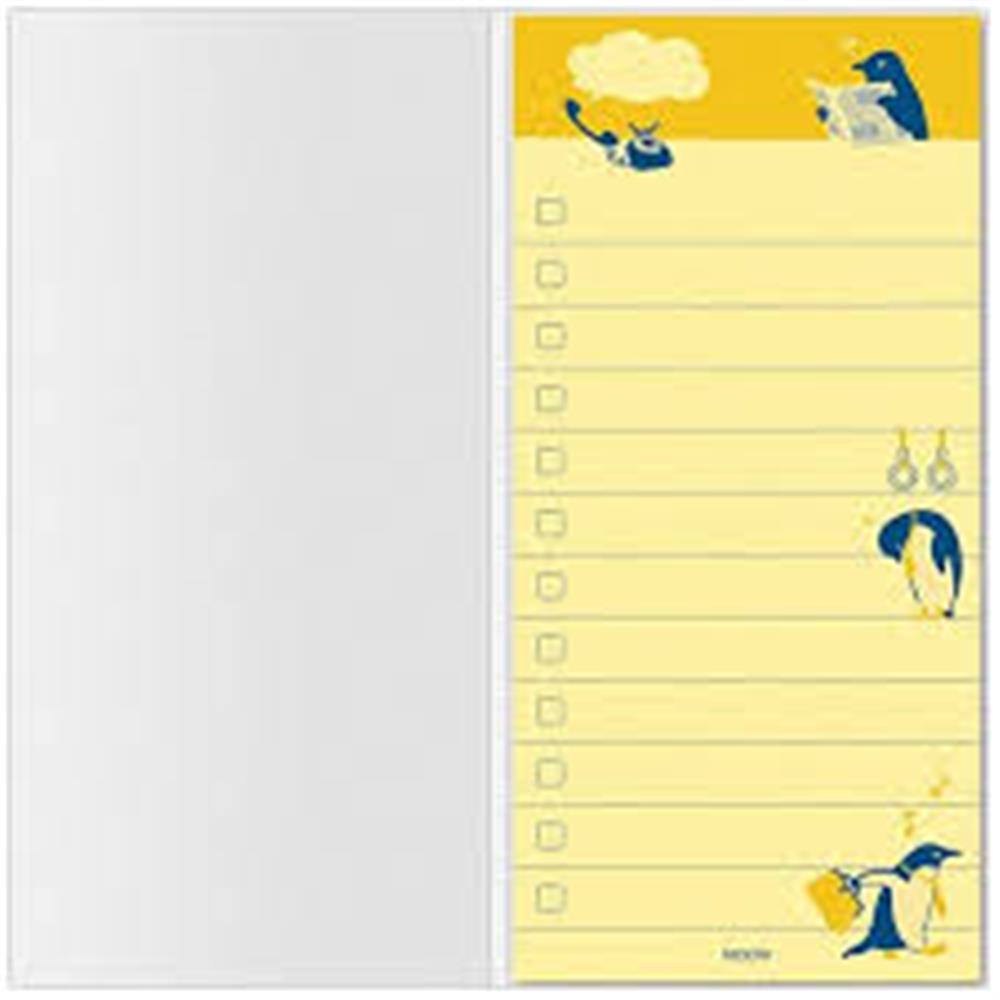 Midori  secret  sticky note  penguin  pattern