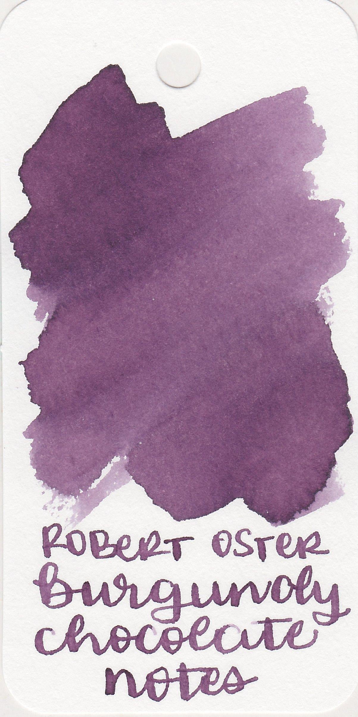 Robert Oster Burgundy Chocolate Notes Mürekkep