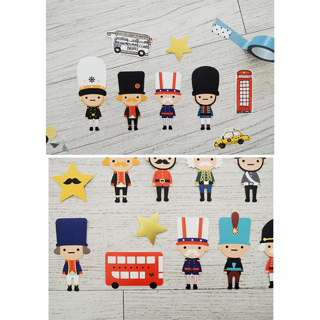 Suatelier Travel Luggage Sticker Pack Valiz Etiket Seti - The Toy Soldiers