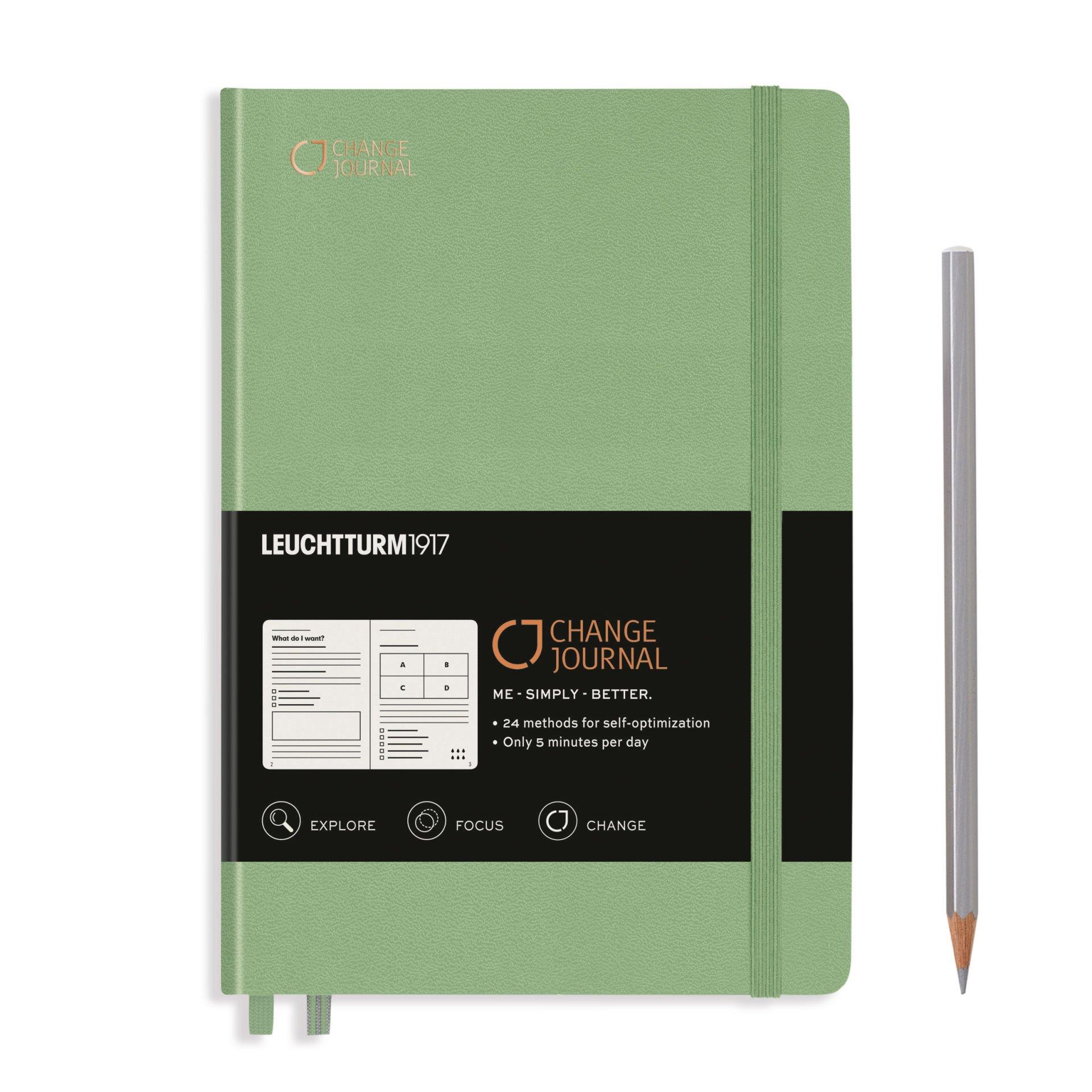 Leuchtturm1917 Change Journal  Medium (A5)  Sage  Değişim Defteri 364513 