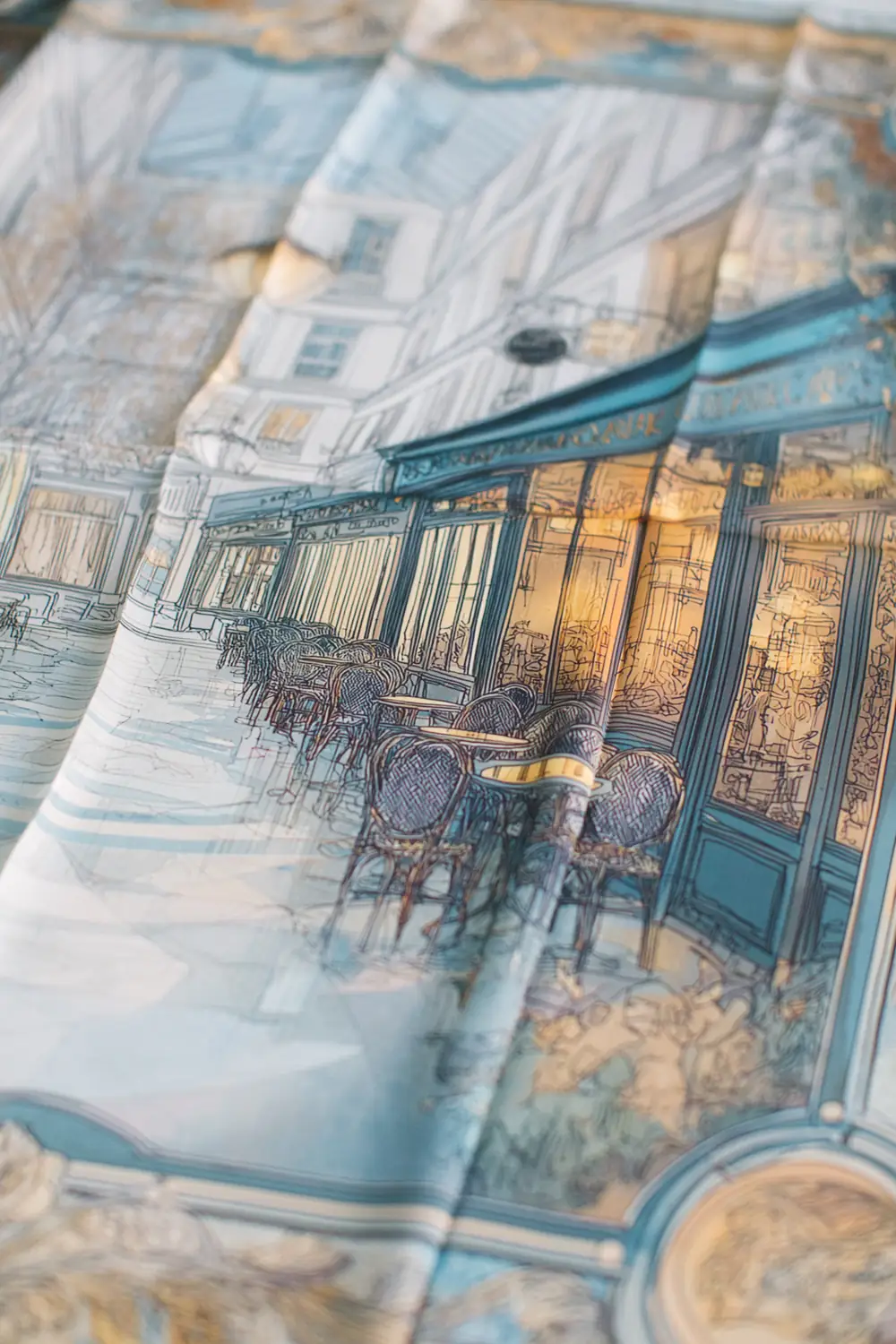 Passage des Panoramas İpek Fular