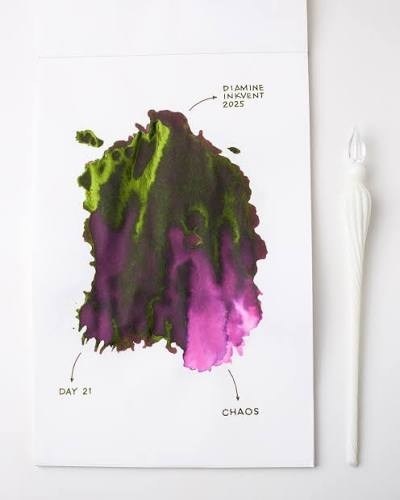Diamine Inkvent Teal Calender Chaos Extreme Sheen Mürekkep