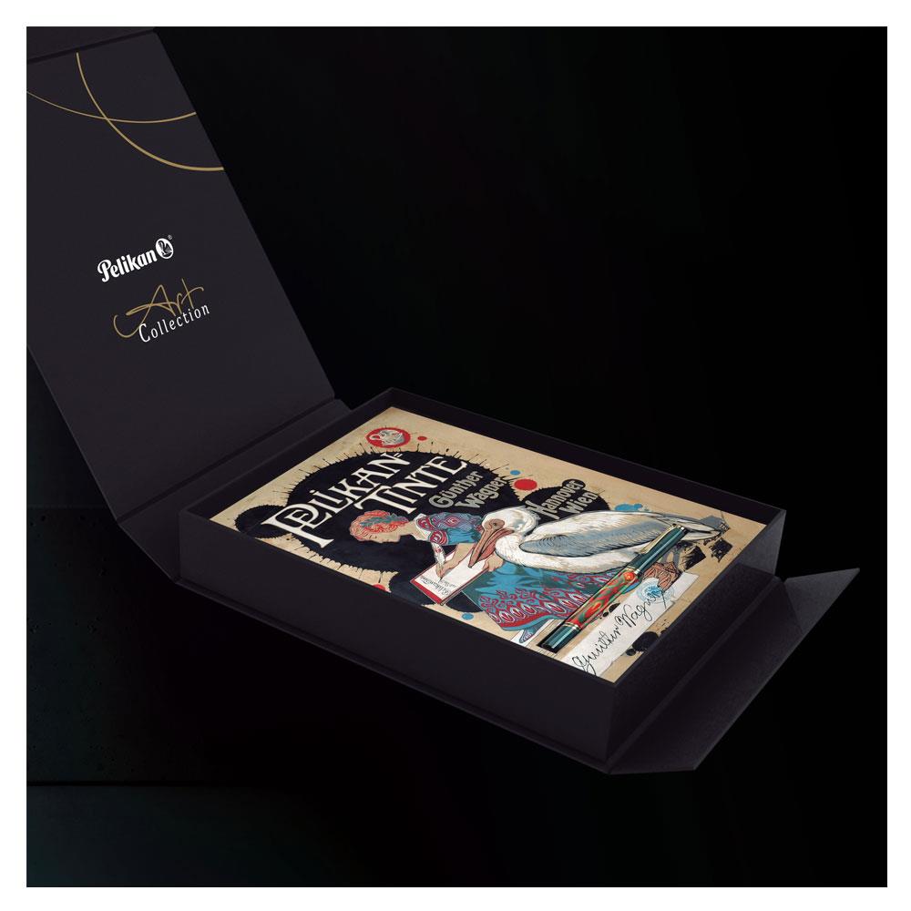 Pelikan Souverän M600 Art Collection Rudi Rother Dolma Kalem EF Uç