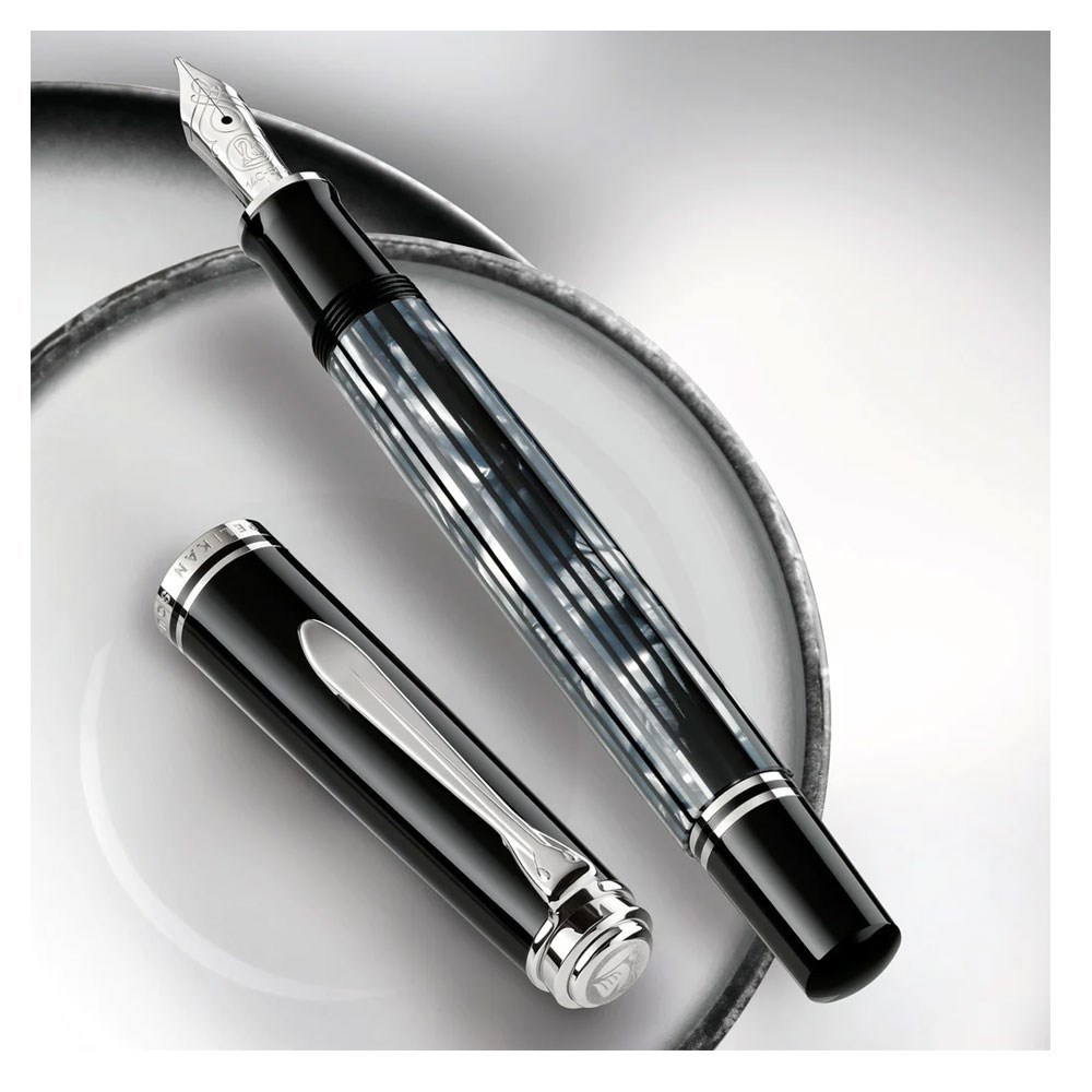 Pelikan Souverän M605 Dolma Kalem Tortoiseshell-Black EF Uç 819190