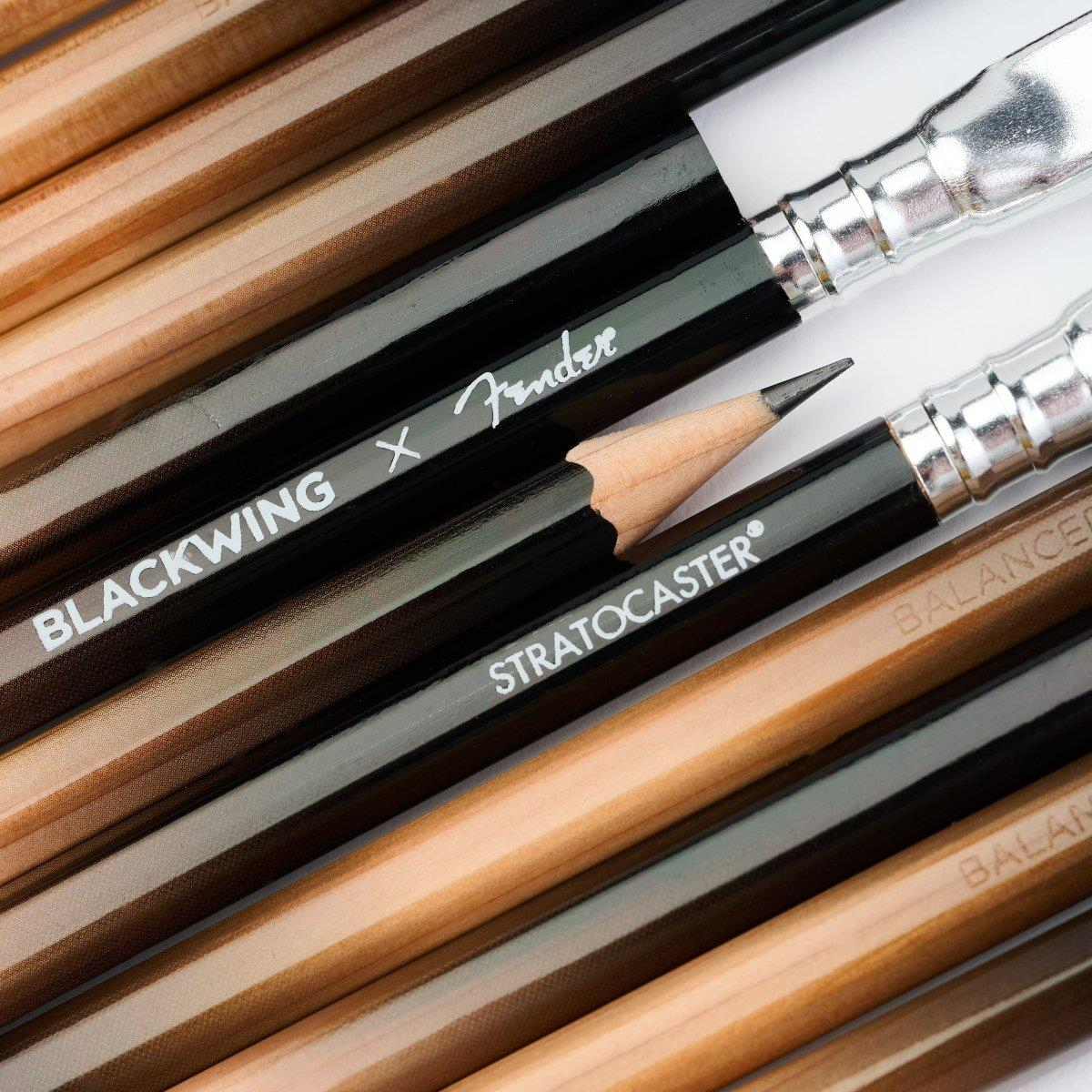 Palomino Blackwing  x Fender Stratocaster Limited Edition Balanced Ahşap Kurşun Kalem 12'l Set