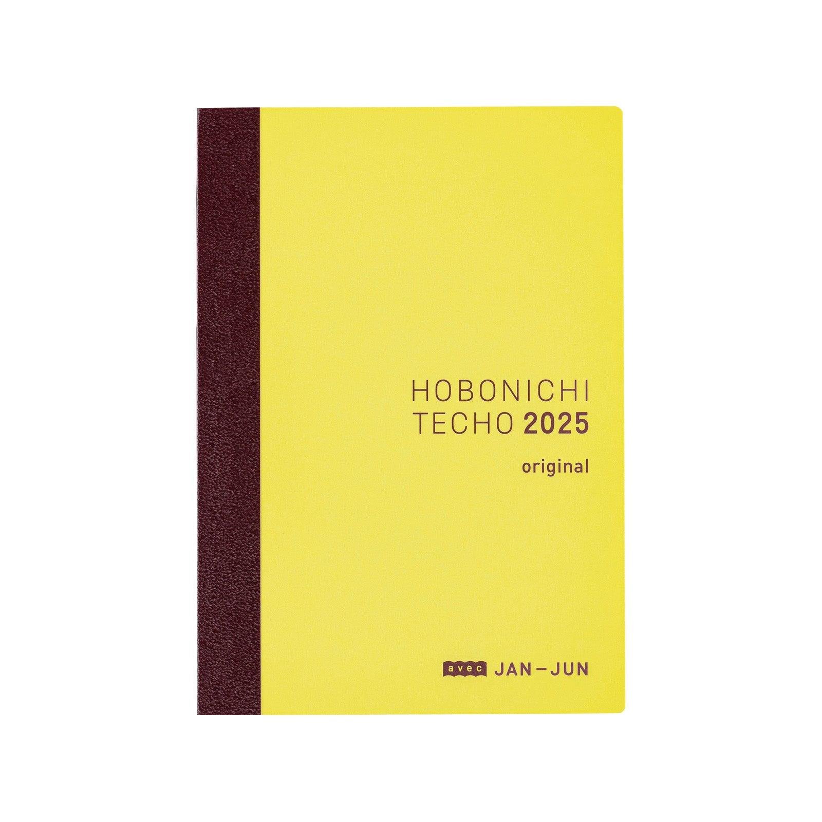 Hobonichi Techo Cousin AVEC İkili 6 Aylık Ajanda Seti A5 2025 Japanese Version Ajanda/Planner 