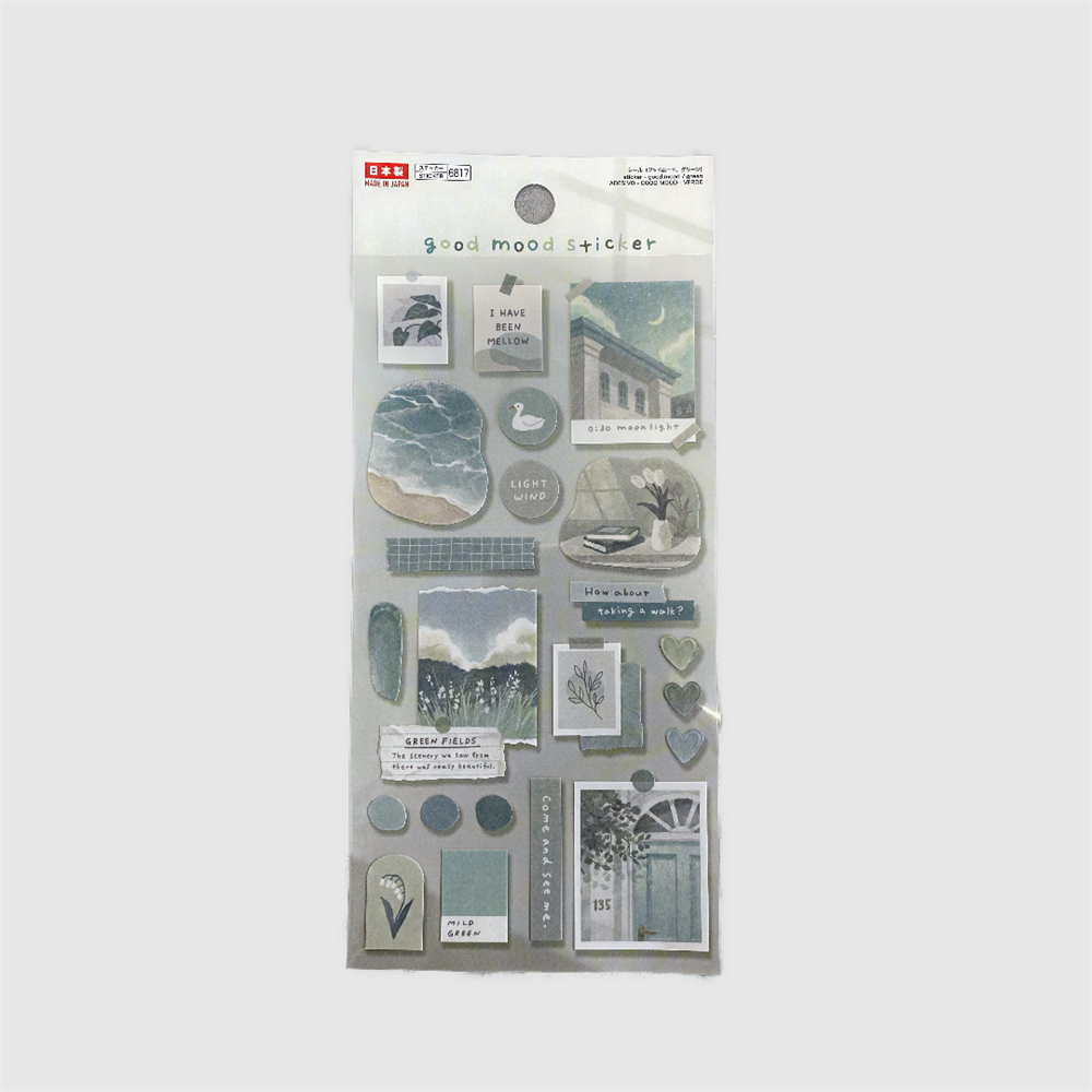 Good Mood Sticker Set - Green