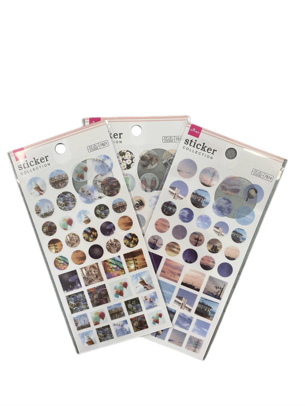 Gün Batımı ve Gökyüzü Sticker Set 