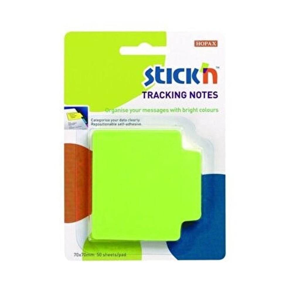 Hopax Stickn Tracking Notes Seperatör Not Kağıdı Neon Yeşil