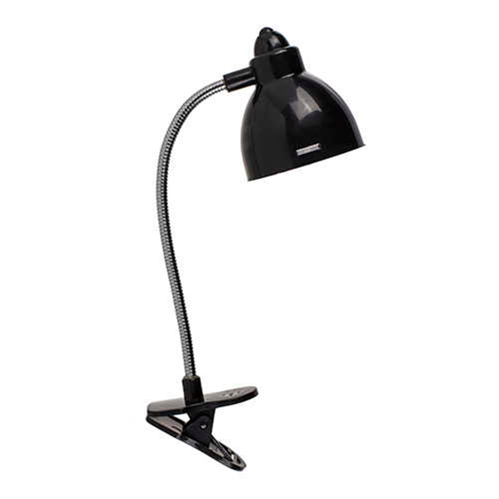 İki Led Işıklı Klasik Mini Okuma Lambası Siyah
