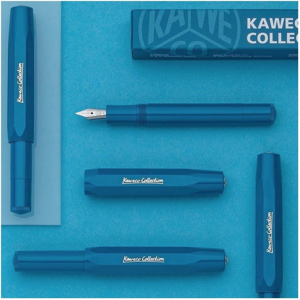 Kaweco Collection Cyan Dolma Kalem F Uç