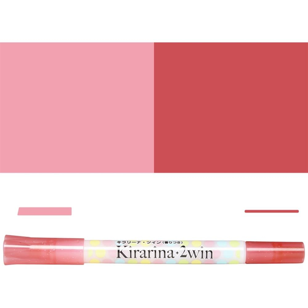 Kirarina 2win Kokulu Rose Fosforlu Çift Taraflı Kalem