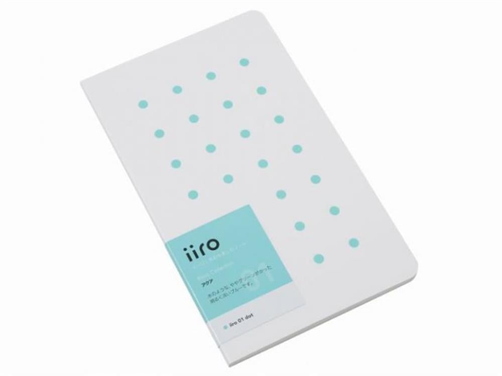 Kobeha Iiro 01 Aqua Dot Çizgili Defter