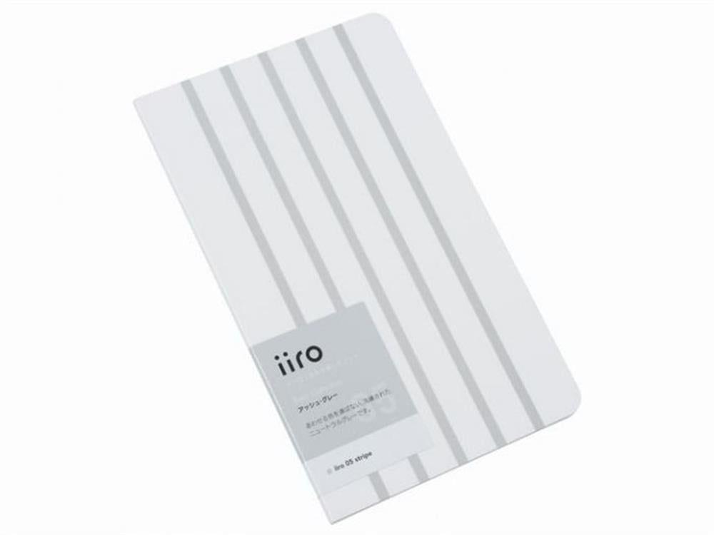 Kobeha Iiro 05 Ash Gray Stripe Çizgili Defter