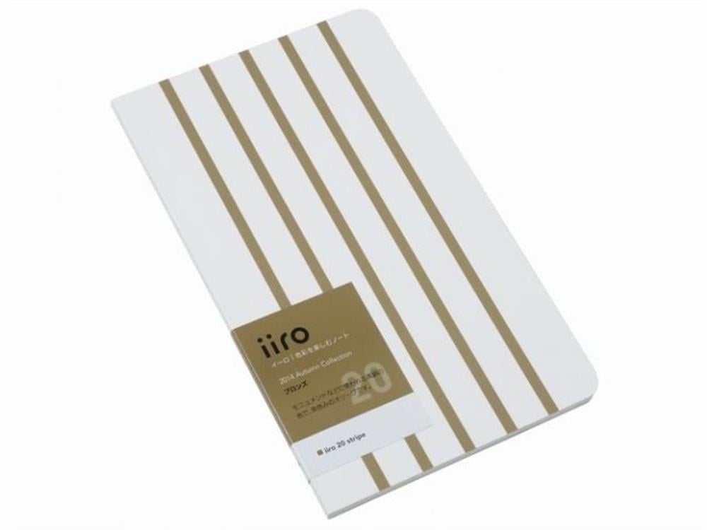 Kobeha Iiro 20 Bronze Stripe Çizgili Defter