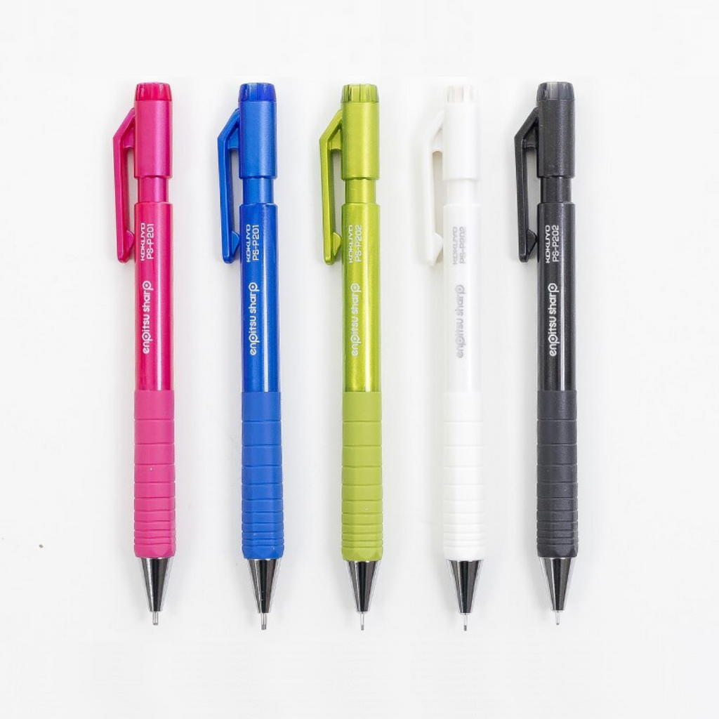 Kokuyo Enpitsu Sharp Mekanik Uçlu Kalem - Pembe Gövde 0.7 mm 