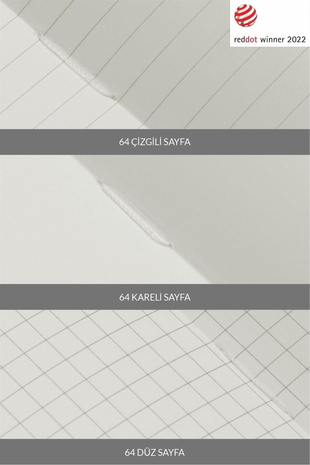 Laton Louva, A5, Tarihsiz Ajanda, Not Defteri, Hard Kraft Karton Kapak, 224 Sayfa