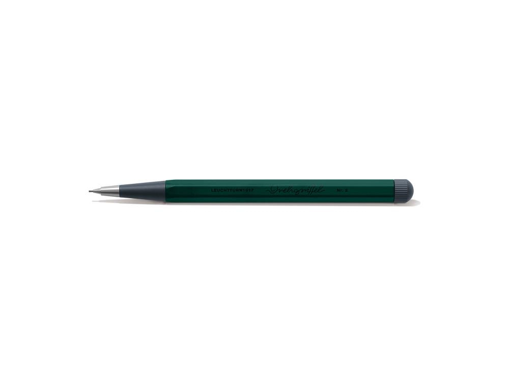 Leuchttrum 1917 Drehgriffel Nr. 2 Mekanik Uçlu Kalem 0.7 mm Forest Green
