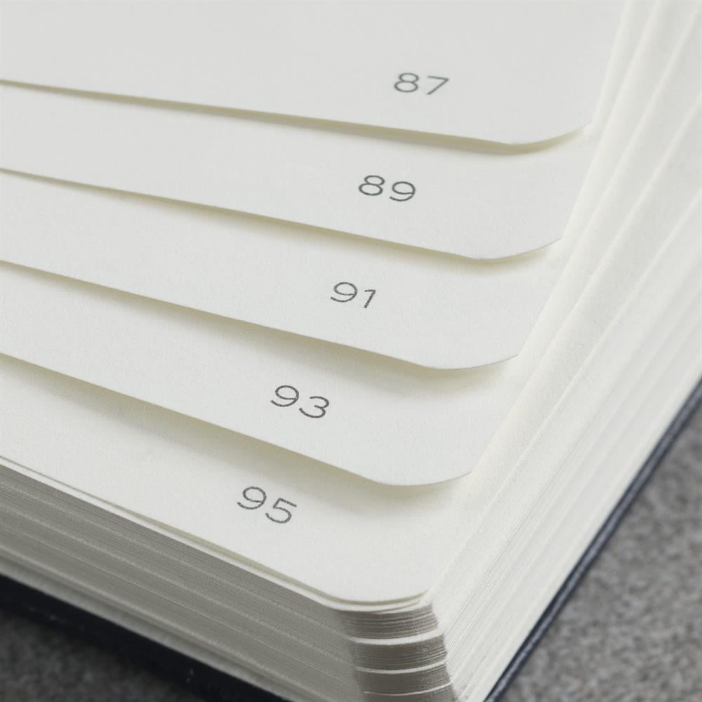 Leuchttrum 1917 Medium(A5) Yumuşak Kapak, 123 Numaralandırılmış Sayfa Defter Light Grey