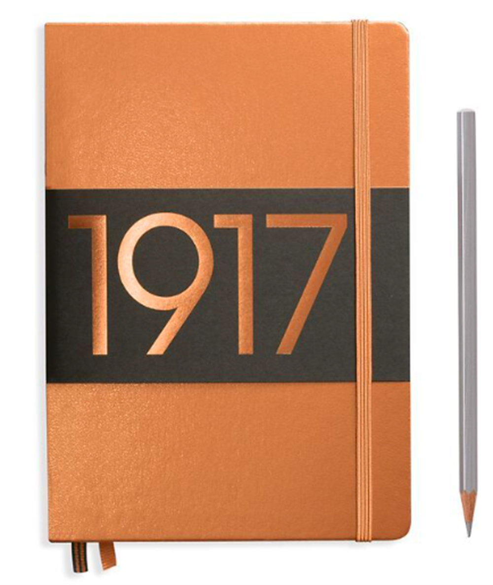 Leuchttrum 1917 Metallic Edition Çizgisiz Sert Kapak Defter A5 Copper