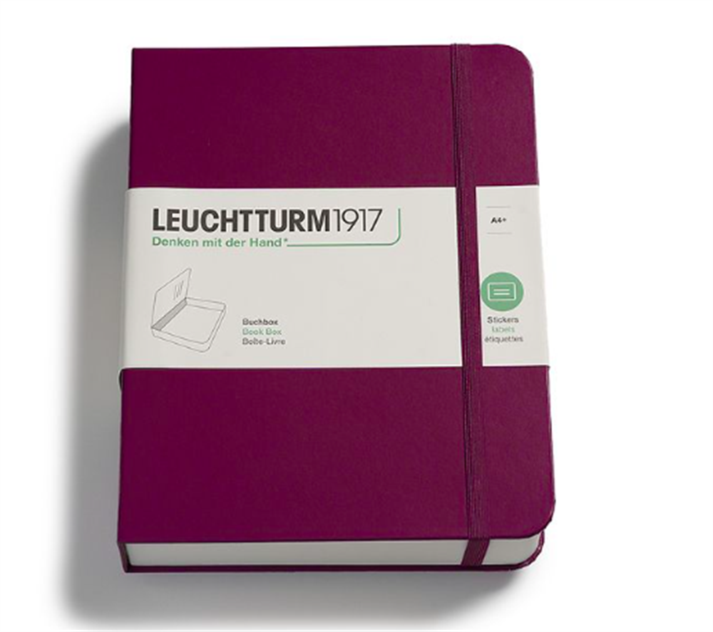 Leuchtturm1917 Book Box Kitap Kutusu Port Red