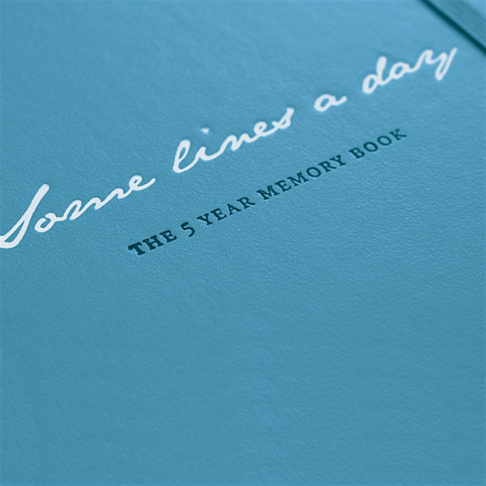 Leuchtturm1917 Some Lines A Day 5 Year Diary Defter Toz Pembe