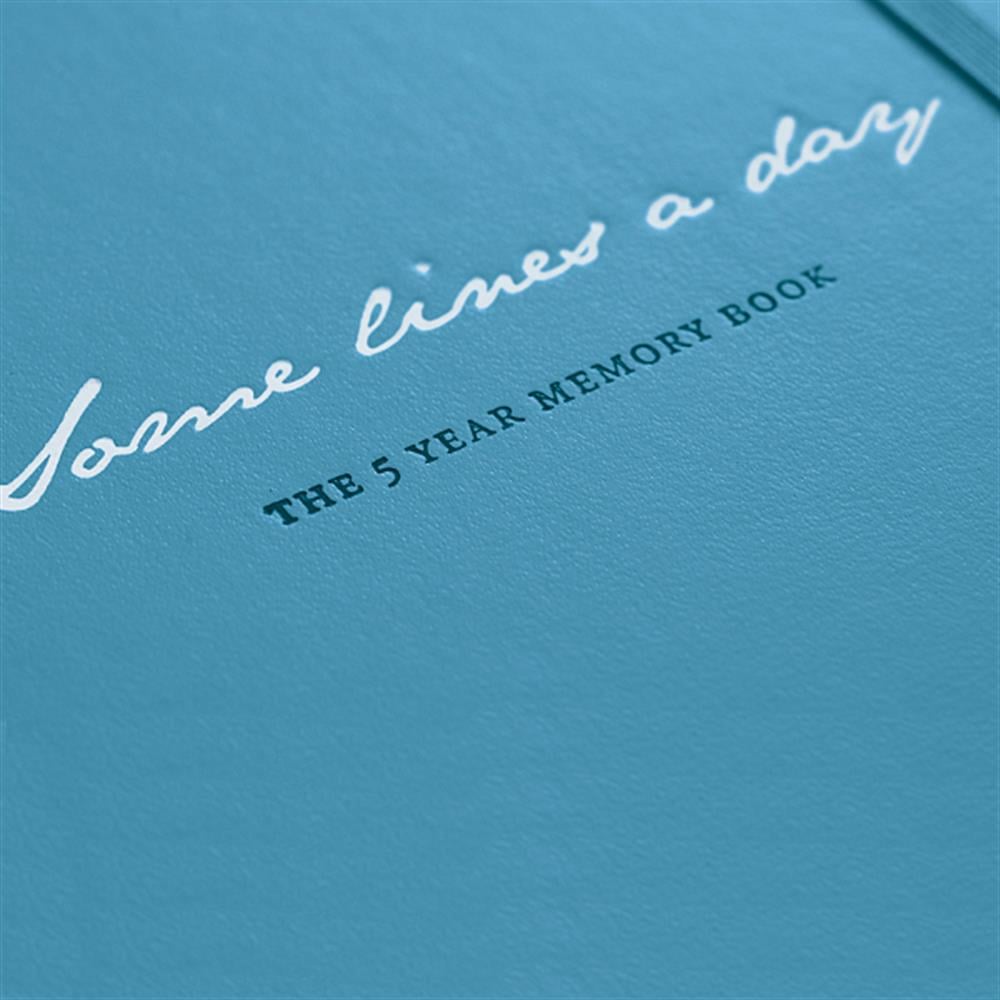 Leuchtturm1917 Some Lines A Day 5 Year Diary Defter Siyah