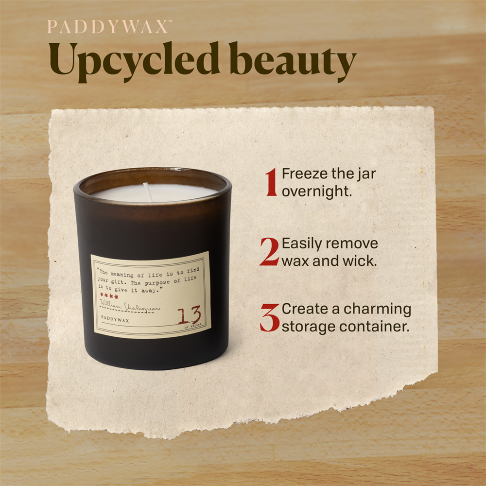 Library Candle William Shakespeare Mum Papirüs, Palm & Eucalyptus 170 gr.