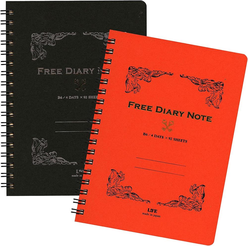 Life Free Diary B6 Telli Siyah Defter Çizgili 