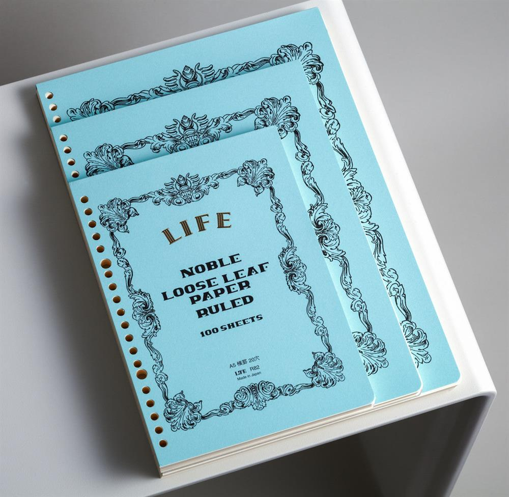 Life Loose Leaf A5 Çizgisiz Kağıt Mavi