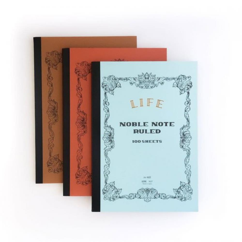 Life Noble Note A4 Kareli Kırmızı Defter