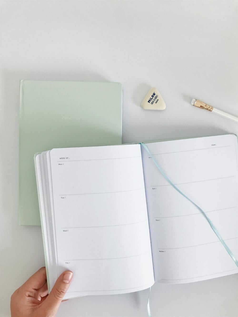 Light Green Basic Planner Seti