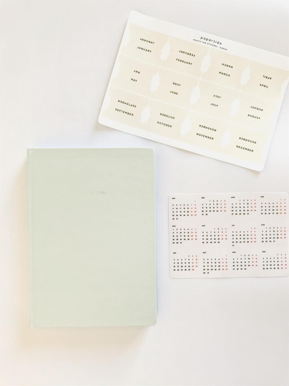 Light Green Basic Planner Seti