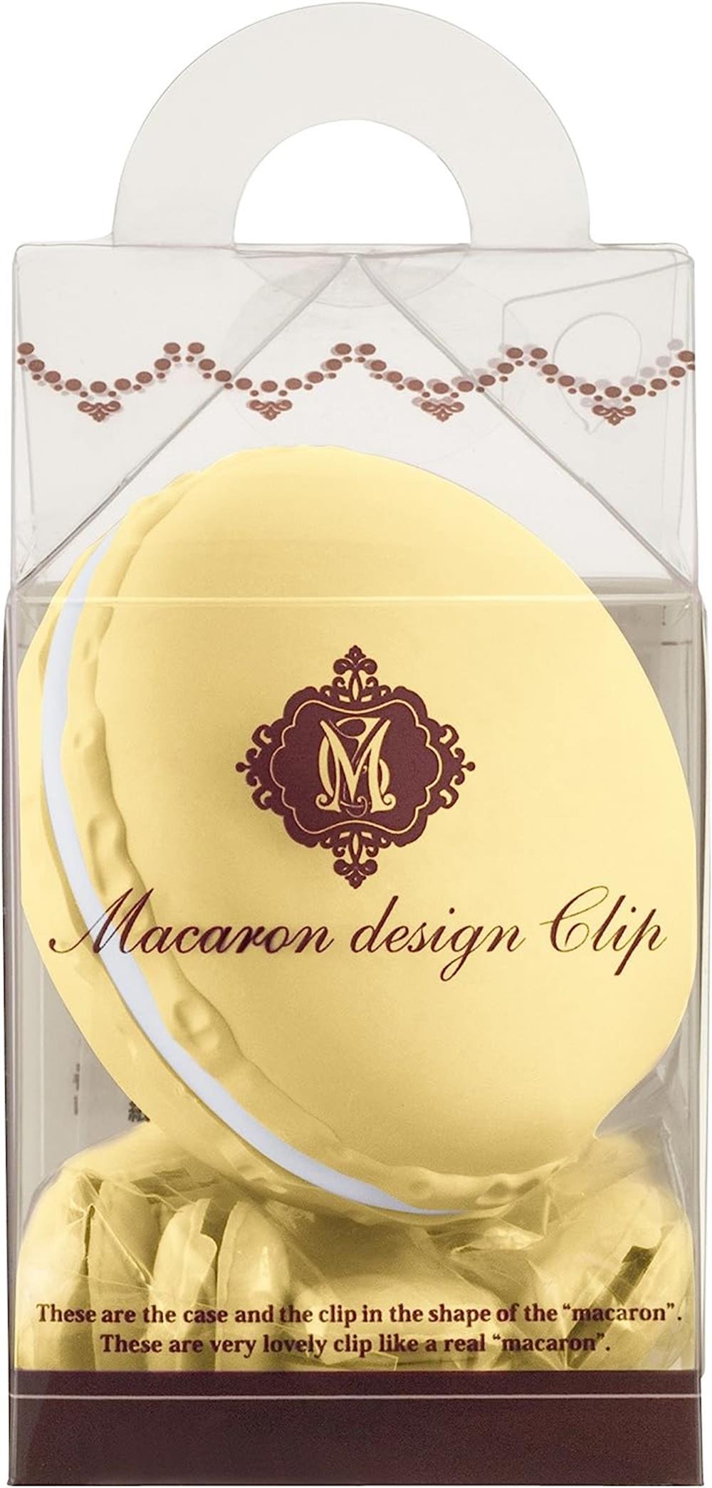 Macaron Design Klips Sarı