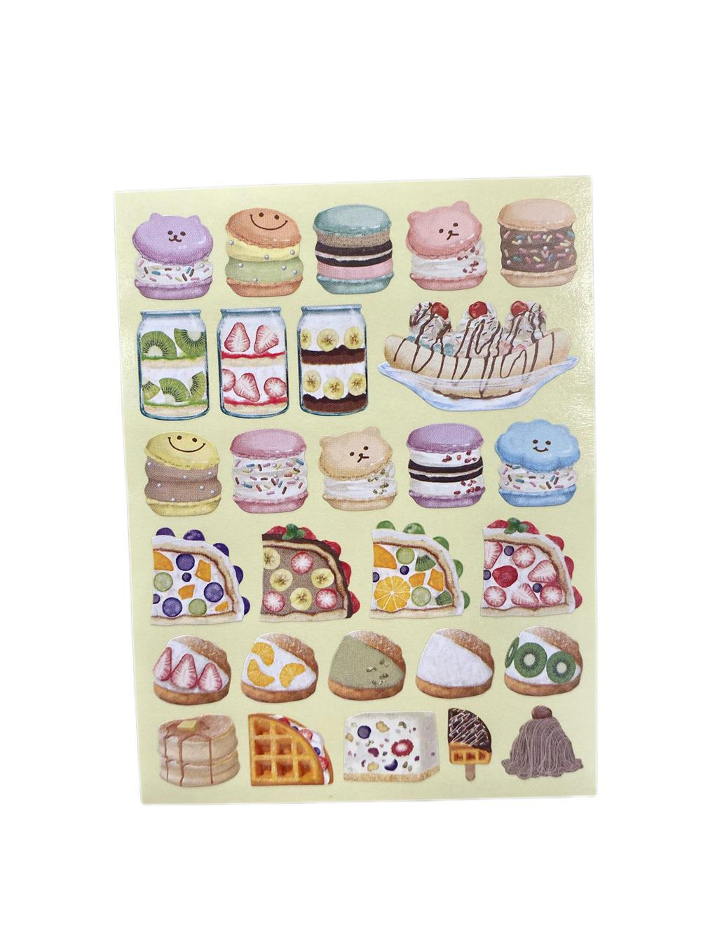 Macaron Sticker Set 