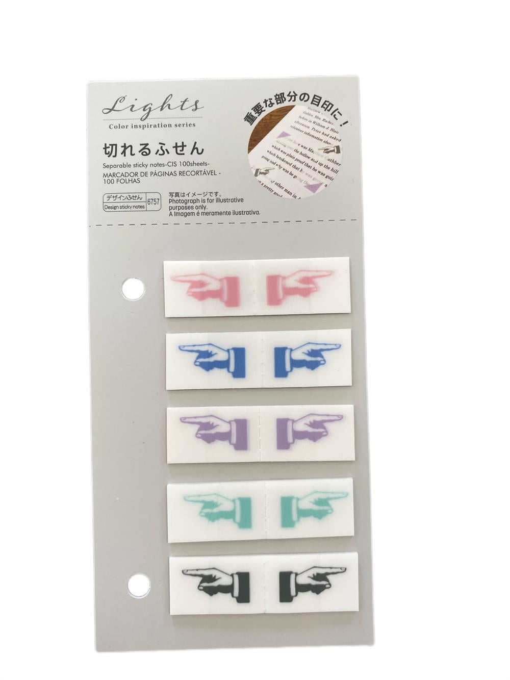 Marcador Finger Ayrılabilir Post It  - 100 Parça