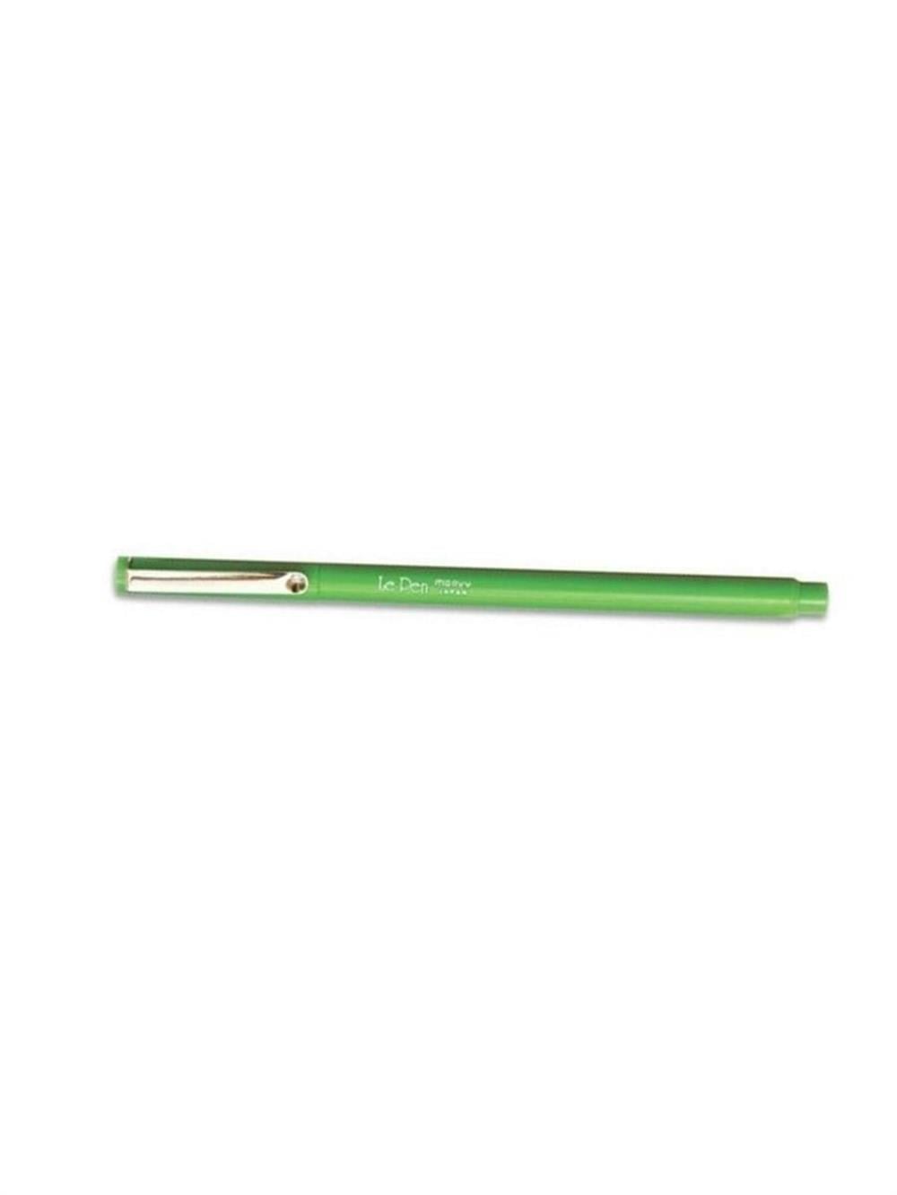 Marvy Uchida Le Pen 4300 Kalem Extra Fine Uç Metal Klips 0.3 mm Uç Açık Yeşil (Light Green)