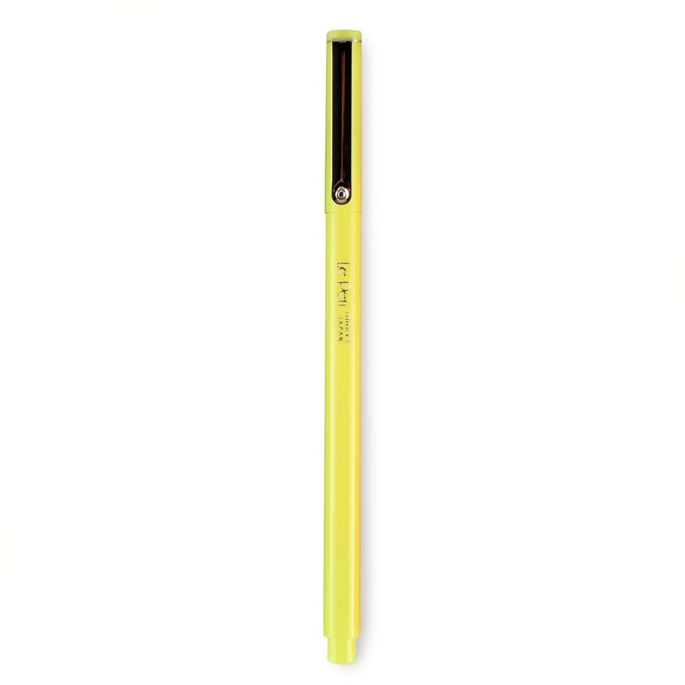 Marvy Uchida  Le Pen 4300 Kalem Extra Fine Uç Metal Klips 0.3 mm Uç Sarı (Yellow)