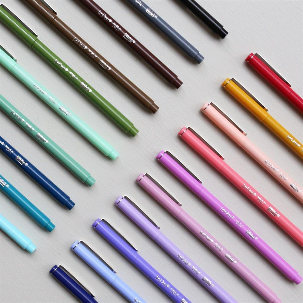 Marvy Uchida Le Pen 4300 Kalem Extra Fine Uç Metal Klips 0.3 mm Uç Solgun Lila (Pale Mauve)