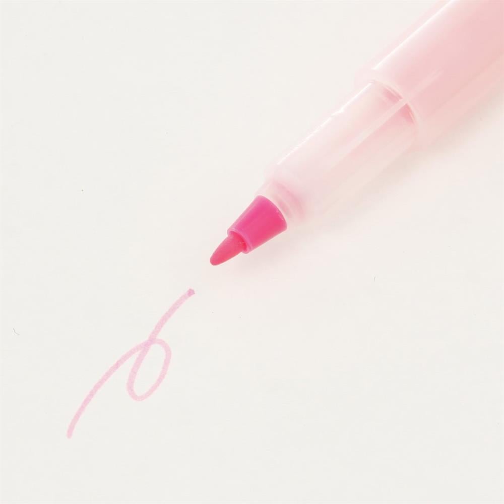 Muji Çift Taraflı Neon Pembe Highlighter