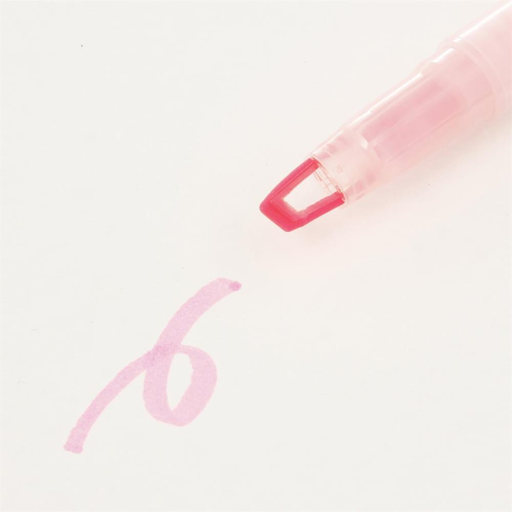 Muji Çift Taraflı Neon Pembe Highlighter