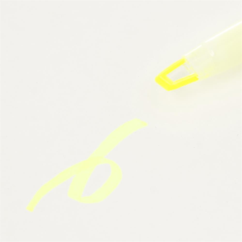 Muji Çift Taraflı Neon Sarı Highlighter