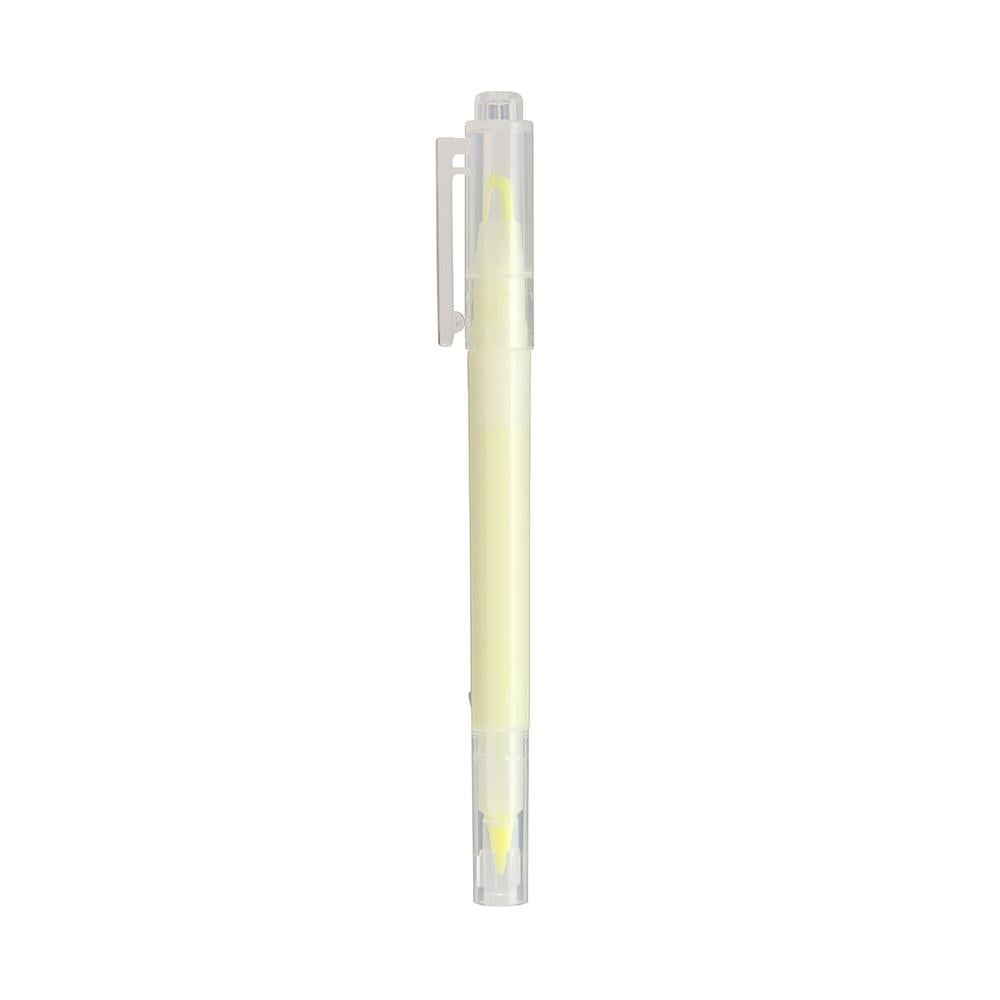 Muji Çift Taraflı Neon Sarı Highlighter