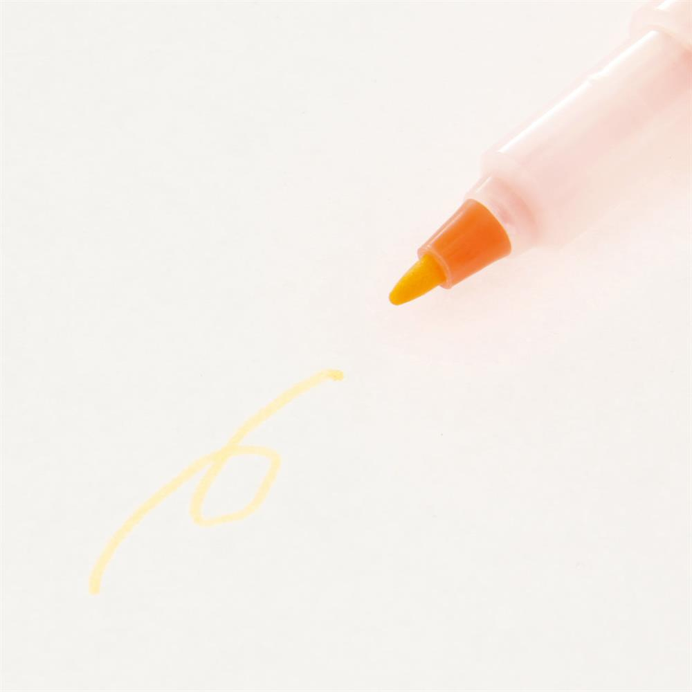 Muji Çift Taraflı Neon Turuncu Highlighter