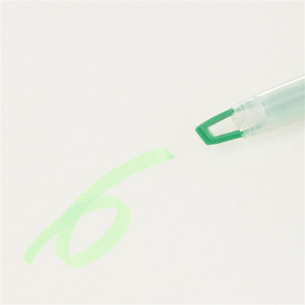 Muji Çift Taraflı Neon Yeşil Highlighter