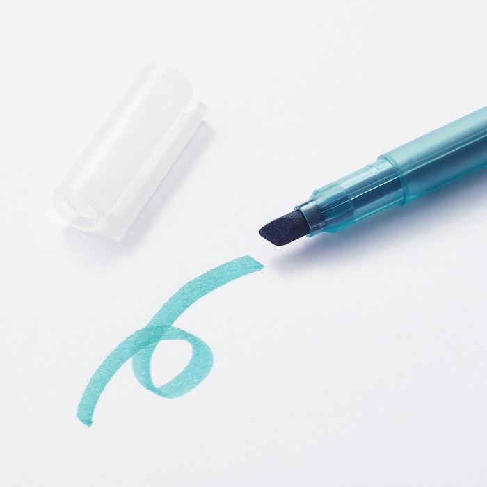 Muji Highlighter Fosforlu Kalem Grayish Cyan
