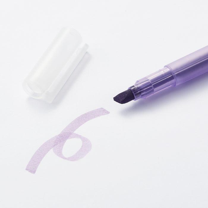 Muji Highlighter Fosforlu Kalem Lilac