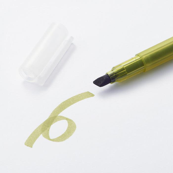 Muji Highlighter Fosforlu Kalem Olive Green