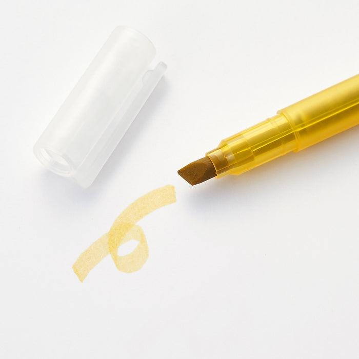 Muji Highlighter Fosforlu Kalem Smokey Mustard